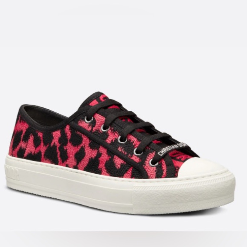 SOLD Walk’N’Dior Leopard Print Sneakers
